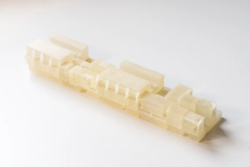 Visual representation of an architectural project, which may include models, drawings, sketches, or photographs of buildings.